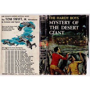 Hardy Boys Mystery Of The Desert Giant Franklin W. Dixon 1961 HC Grosset Dunlap